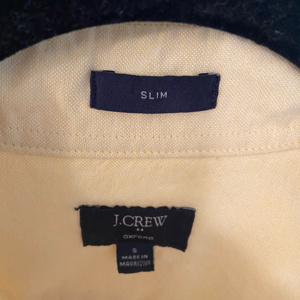 Classic J Crew Oxford Yellow
